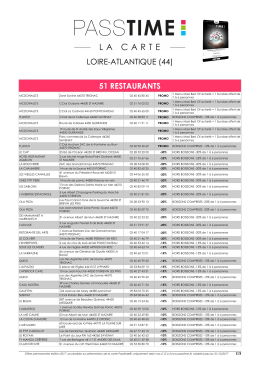 loire-atlantique (44) 51 restaurants
