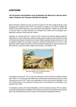 histoire - Ville de Neuilly-sur-Seine Ville de Neuilly-sur