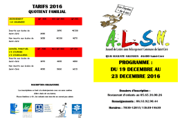 Téléchargez le programme des plus de 6 ans - Saint-Céré
