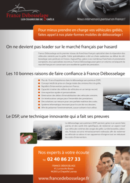 Télécharger nos plaquettes