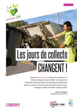 Collecte à Puget-Ville - Communauté de communes Coeur du Var