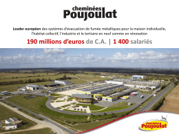 Leader européen des systèmes d`évacuation de fumée métalliques
