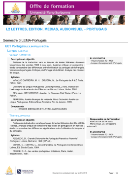 L2 LETTRES, EDITION, MEDIAS, AUDIOVISUEL