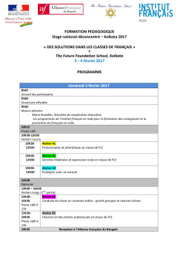 Programme-stage-kolkata-3-et-4-fevrier-2017