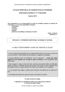 Annales-Attach&eacute; de conservation du patrimoine 2016