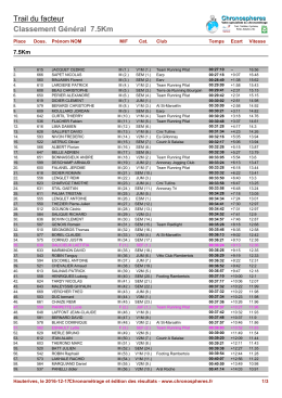 2-CHRONO|Classement g&Atilde;&copy;n&Atilde;&copy;ral