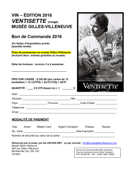 VENTISETTE (rouge) - Musée Gilles