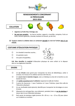 Articles scolaires 2015-2016 - école du Bourg