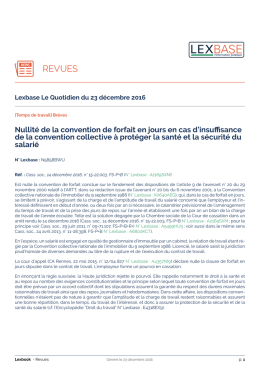 Temps de travail