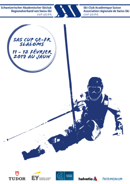 SAS CUP GE-FR slaloms 11 - 12 F&eacute;vrier 2017 au Jaun