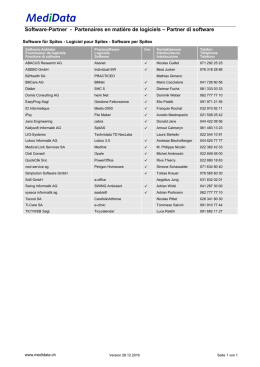 Software-Partner - Partenaires en matière de logiciels – Partner di