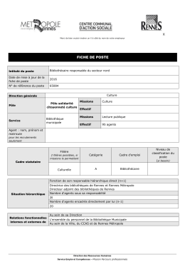telecharger la fiche de poste