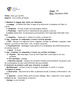 PS Programmation mensuelle décembre 2016