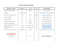 RECHERCHE - Ski-Club Champagny