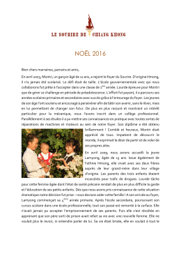 Lettre de Noël 2016