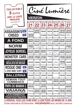 Cin&eacute;ma CINE LUMIERE VIERZON