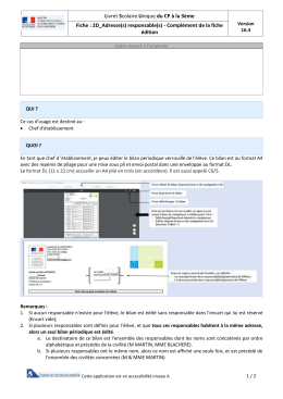 2D_Adresse(s) responsable(s) - Compl&eacute;ment de la