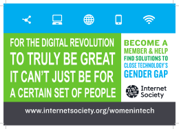 Women in Tech - Internet Society