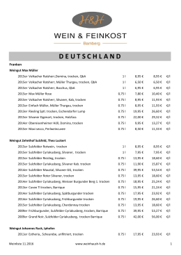 D E U T S C H L A N D - Weinhaus Heinrich und Heinrich