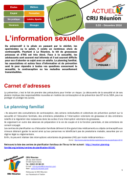 L`information sexuelle