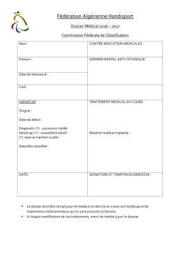 Fédération Algérienne Handisport
