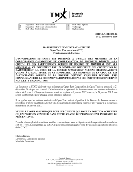 Fractionnement d`actions