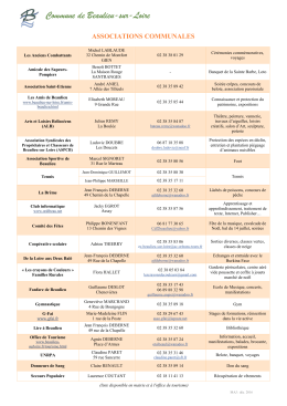 voir la liste des Associations - Beaulieu-sur