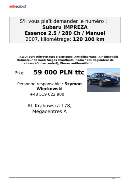Prix: 59 000 PLN ttc