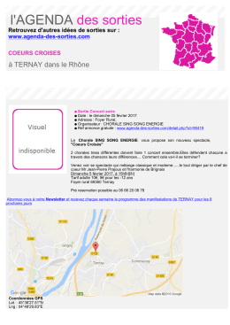 Imprimer - Agenda des sorties