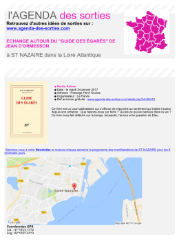 Imprimer - Agenda des sorties