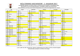 Müllplan Haschendorf 2 Halbjahr 2017mit Text