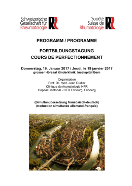 Tagungsprogramm herunterladen - Rheuma-net