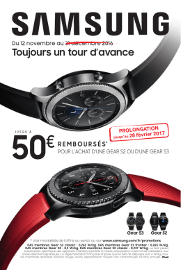 Toujours un tour d`avance