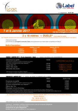 mandat - Club de Tir à l`Arc - Limoges