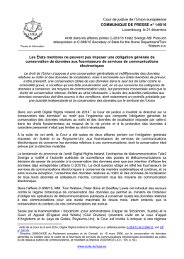 Arrêt - curia