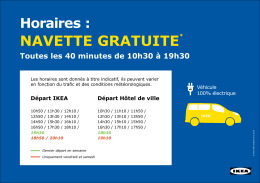 les horaires