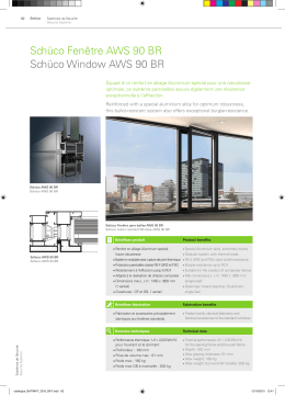 Schüco Fenêtre AWS 90 BR Schüco Window AWS 90 BR