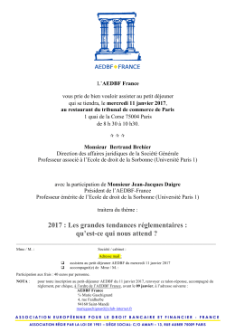 Bulletin d`inscription