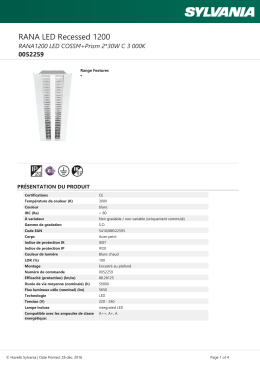 RANA1200 LED COSSM+Prism 2*30W C 3 000K