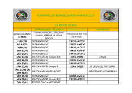 planning de reprise senior janvier 2017 us meral