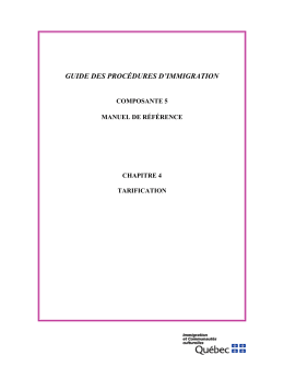 GPI 5-4 - Immigration, Diversité et Inclusion Québec