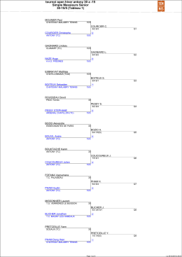 30 &agrave; - TC Antony