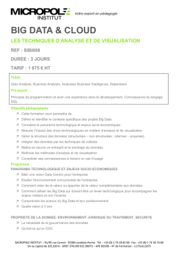 T&eacute;l&eacute;charger le PDF - Micropole Institut