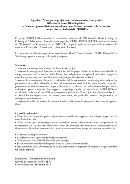 Annonce-PROOF - INTERREG Rhin Sup&eacute;rieur