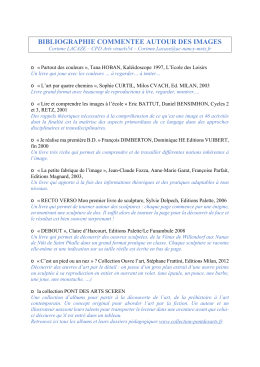 bibliographie commentee autour des images