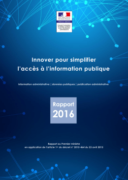 les publications administratives