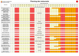 Planning de Décembre 2016