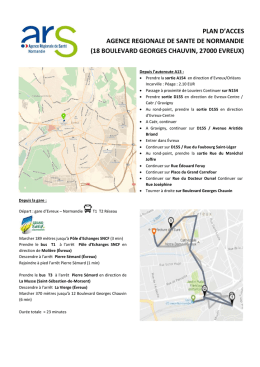 plan d`acces agence regionale de sante de normandie