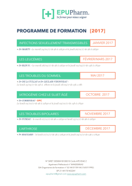 programme de formation [2017]