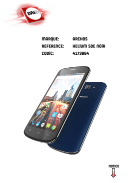 marque: archos reference: helium 50e noir codic: 4173864